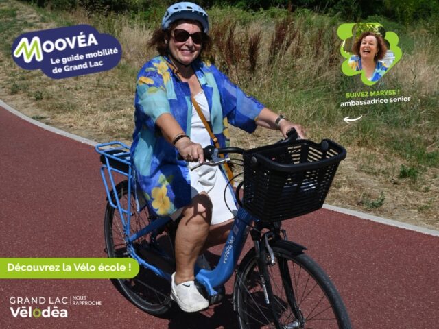 Suivez Maryse, notre ambassadrice sénior et découvrez la vélo-école ! (INTERVIEW Vidéo)