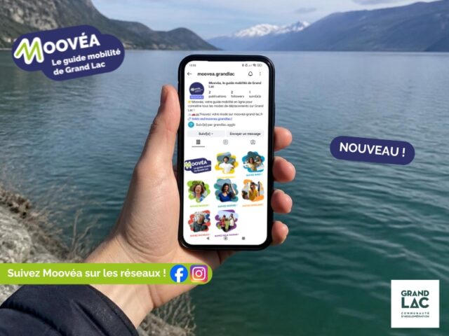 Nouveau ! Suivez MOOVÉA sur Facebook et instagram !