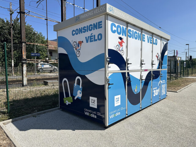 la consigne vélo de la gare de grésy-sur-aix fait peau neuve !
